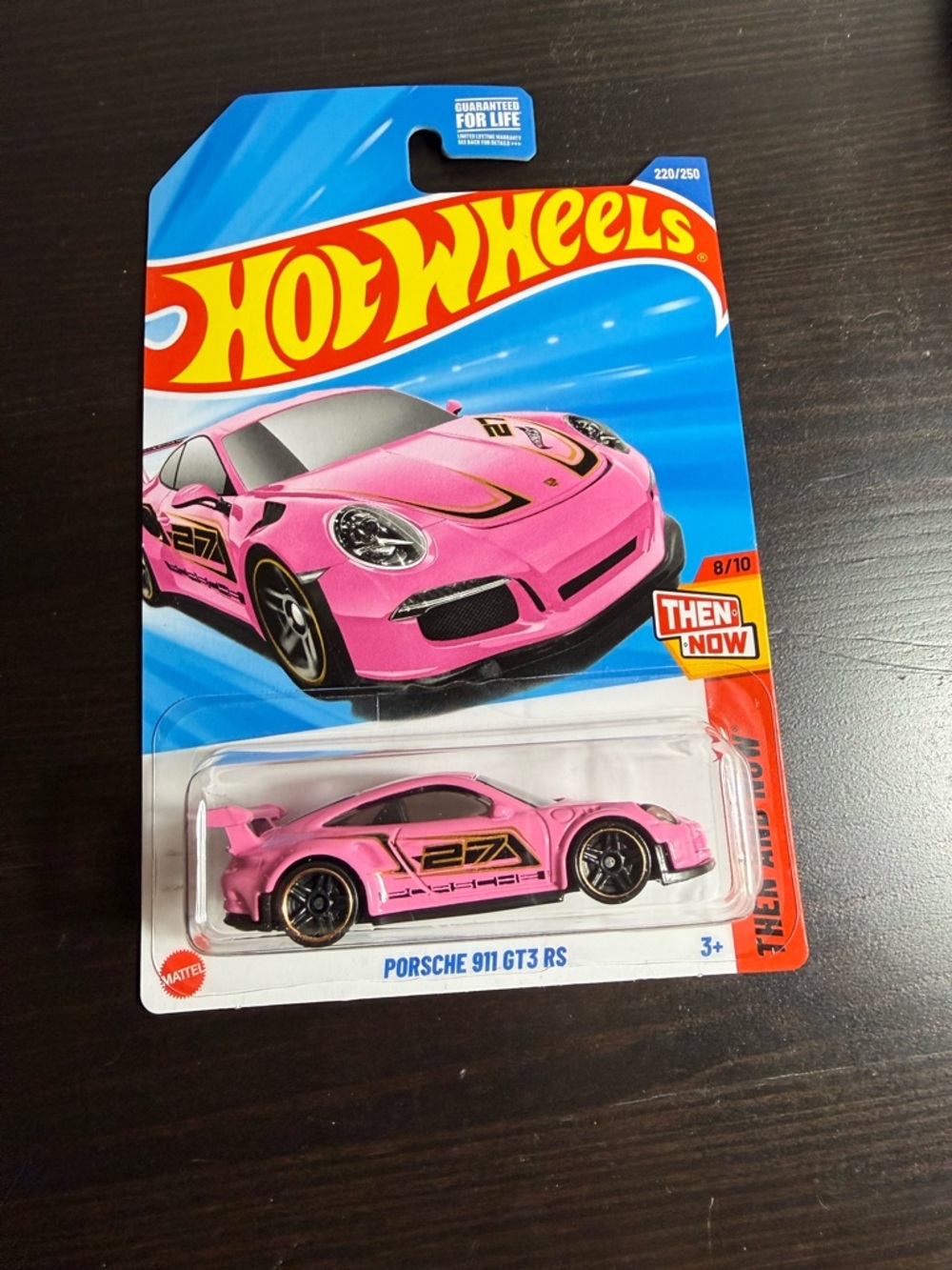 Hot Wheels Porsche 911 GT3 RS Pink – Factory Sealed Diecast Mainline Release